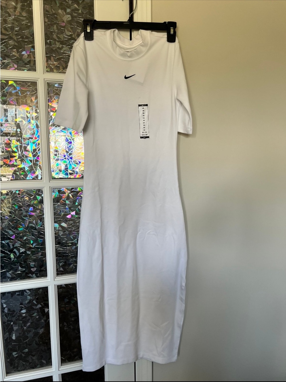 NWT Nike Maxi Bodycon White Dress Size XS